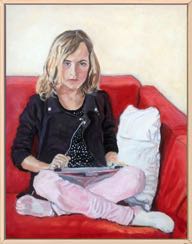 Portret van Donna
Olieverf canva